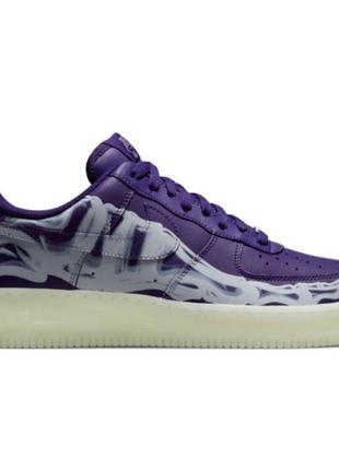 Nike air force 1 skeleton purple