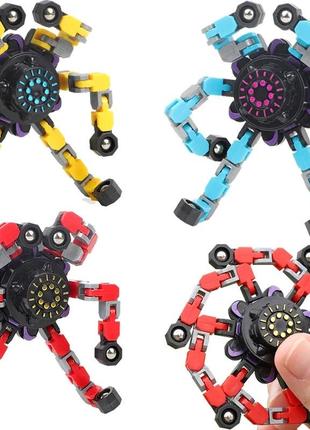 Спінер на присосці робот конструктор fingertip mechanical gyroscope2 фото