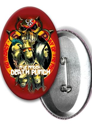 Five finger death punch (ffdp) - це американська хеві-метал група - значок