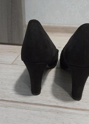 Туфли черные tamaris3 фото
