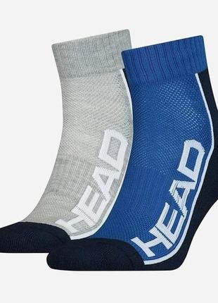 Шкарпетки ead performance quarter 2-pack blue/grey 39/42 791019001-001 39-42