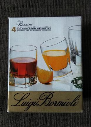 Набір стопок\чарок, 4шт., luigi bormioli rossini італія