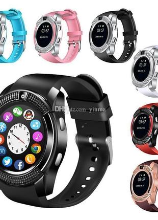 Часы smart watch v8, смарт часы, шагомер, smart watch, умные часы с блютуз, сенсорные часы3 фото