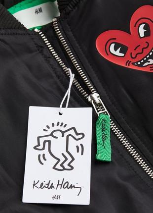 Курка бомбер keith haring 🏷️140, 🏷️146, 🏷️152, 🏷️1645 фото