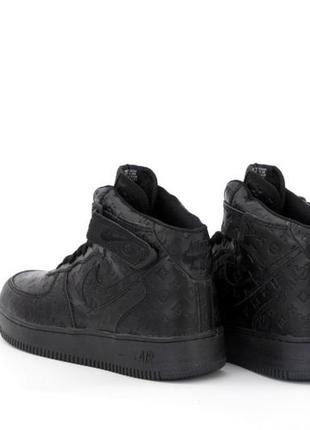 Зимние мужские кроссовки nike air force 1 winter x lv (мех)413 фото