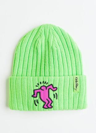 Шапка бини в рубчик 🏷️8-11, 🏷️12-15