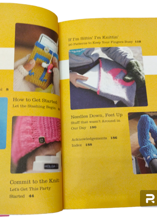Книга посібник з в'язання англійською мовою. granniesinc guide to knitting3 фото