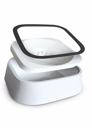 Миска для воды непроливайка для кошек и собак magic bow 1.5 ammunation