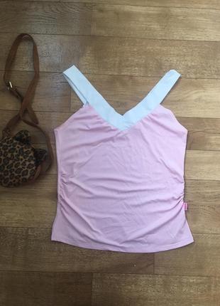 Розкішна рожева майка. майка на літо. рожевий топ. немнучкий топ