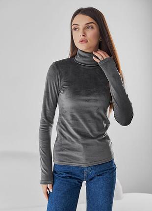 Базовый велюровый гольф