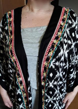 Трикотажное платье сарафан с кардиганом4 фото