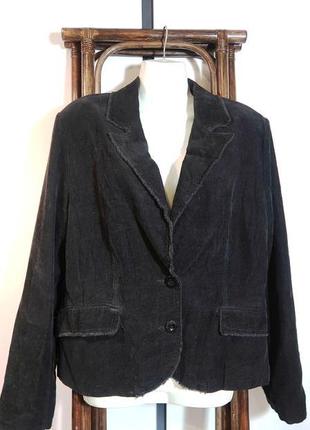 Стильный вельветовый пиджак жакет тренч