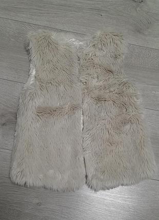Жилетка меховая хутро модная