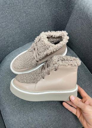 Новинка 2023! хайтопы ботинки vision барашка натуральная кожа и мех 36-41