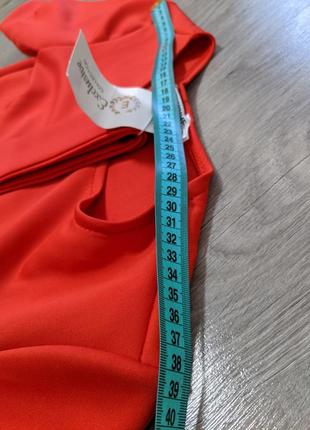 Червоне плаття оверсайз 6