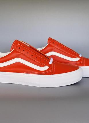 Кросівки шкіряні кеди vans vault old skool vlt lx leather оригінал