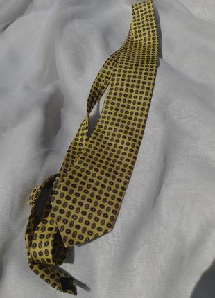 Стильный галстук. handmade in italy. галстук ручной работы. сияющий галстук. золотистый галстук5 фото