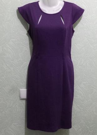 Оригінальне фіолетову сукню-олівець dunnes р. 10