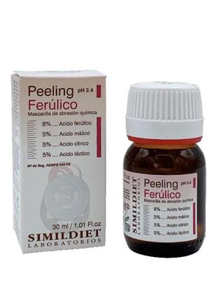 Simildiet laboratorios ferulico peeling ферруловый поверхностный пилинг 30ml1 фото