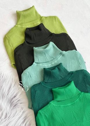 Женский повседневный гольф базовый рубчик, трикотаж рубчик китай