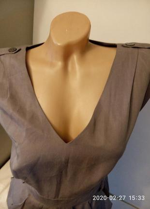 Стильное трендовое базовое миди платье сарафан 💯 лиоцел4 фото