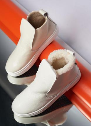 Кожаные ботинки слипоны р32-41 кеды сапоги хайтопы6 фото