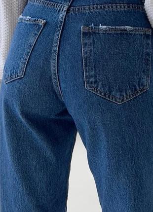 Джинсы мом женские бойфренды высокая посадка туречня