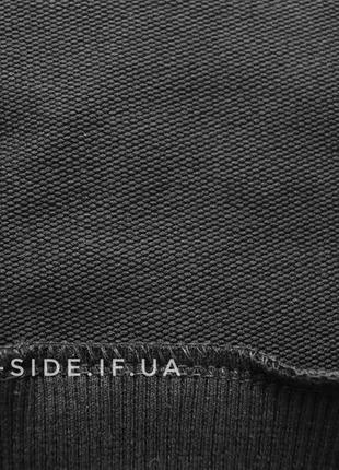 Мужская толстовка adidas (адидас) черная с замком, олимпийка (мастерка)3 фото
