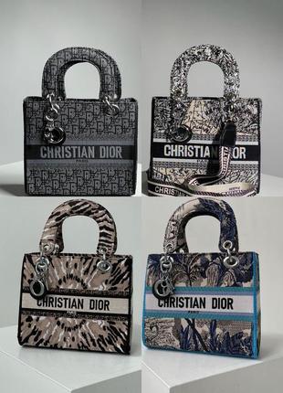 Сумка в стиле christian dior lady d-lite