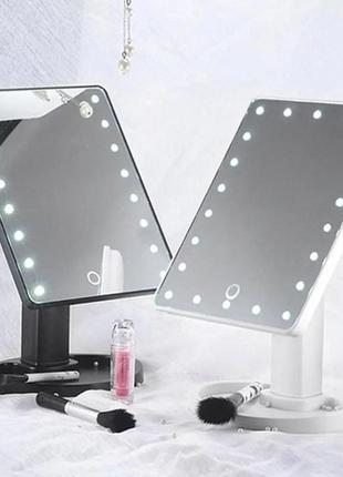 Дзеркало для макіяжу magic makeup mirror з led-підсвіткою1 фото