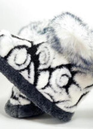 Теплесенькі домашні чуні - капчики “кролик”, розмір на вибір 36-41