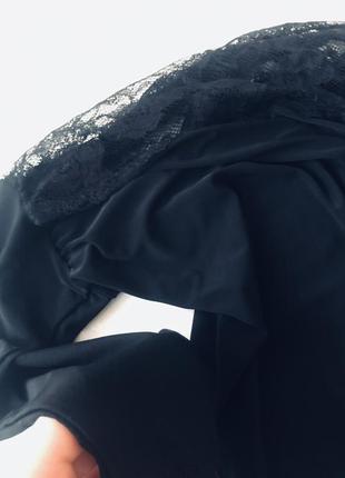 Стильная женственная брендовая блуза с кружевом 💣8 фото