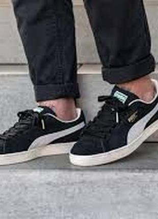 Шкіряні ,чоловічі,кросівки madrid perforated suede puma.оригінал.