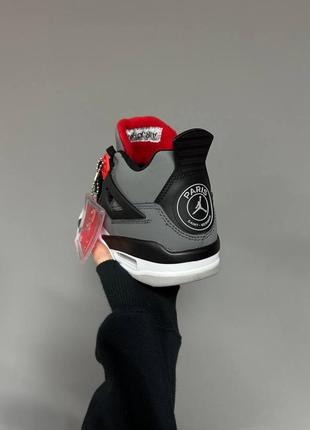 Зимние кроссовки nike air jordan retro 4 «&nbsp;bred&nbsp;» fur ❄️3 фото