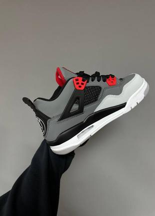 Зимние кроссовки nike air jordan retro 4 «&nbsp;bred&nbsp;» fur ❄️4 фото