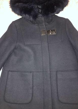 Пальто дафлкот на девочку zara1 фото