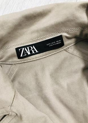 Женская куртка-жакет zara с пояском в размере s-m2 фото