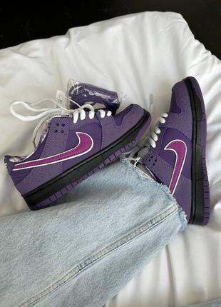 Nike sb dunk low “purple lobster” premium