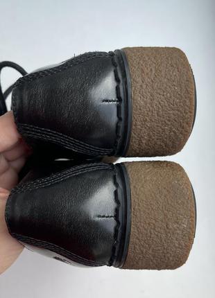 Кожаные ботинки дерби timberland оригинал 37-37,5 р. натуральная кожа черевики6 фото