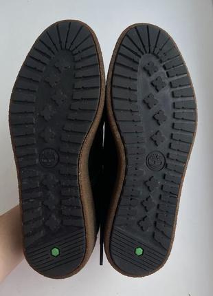 Кожаные ботинки дерби timberland оригинал 37-37,5 р. натуральная кожа черевики8 фото