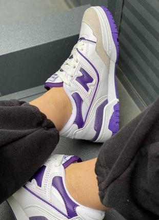 Кроссовки new balance 550 purple6 фото