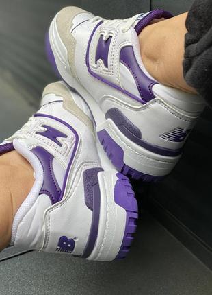 Кроссовки new balance 550 purple9 фото