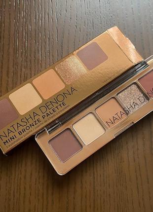 Natasha denona mini bronze eyeshadow palette1 фото
