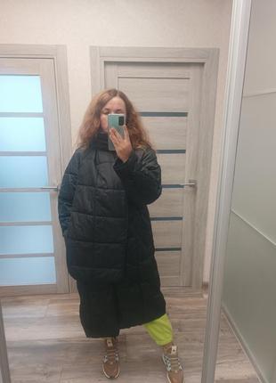 Пальто осеннее h&m стеганая куртка5 фото