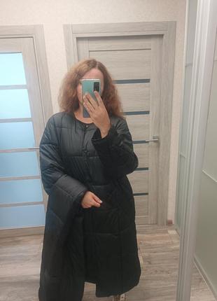 Пальто осеннее h&m стеганая куртка4 фото