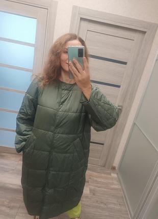 Пальто осеннее h&m стеганая куртка6 фото