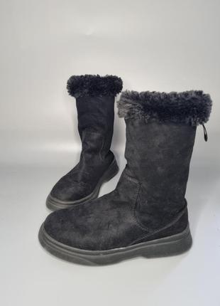 Теплые сапоги zara