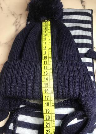 Комплект для мальчика ( шапка, шарф, перчатки )2-4 лет2 фото