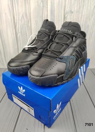 Adidas streetball winter black carbon7 фото