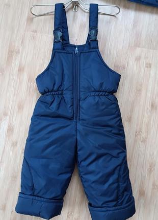 Новий зимовий комплект для хлопчика 12-18 м., теплі куртка з напівкомбінезоном7 фото